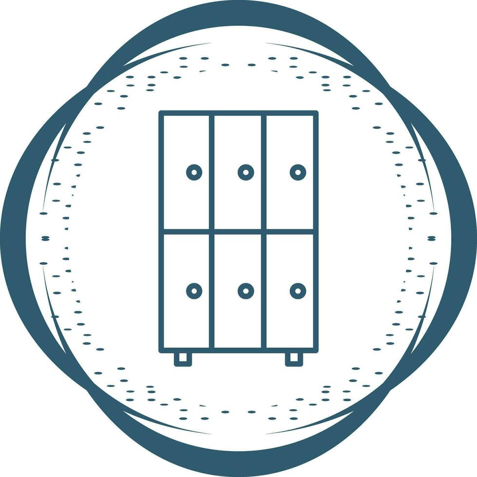 Lockers Vector Icon