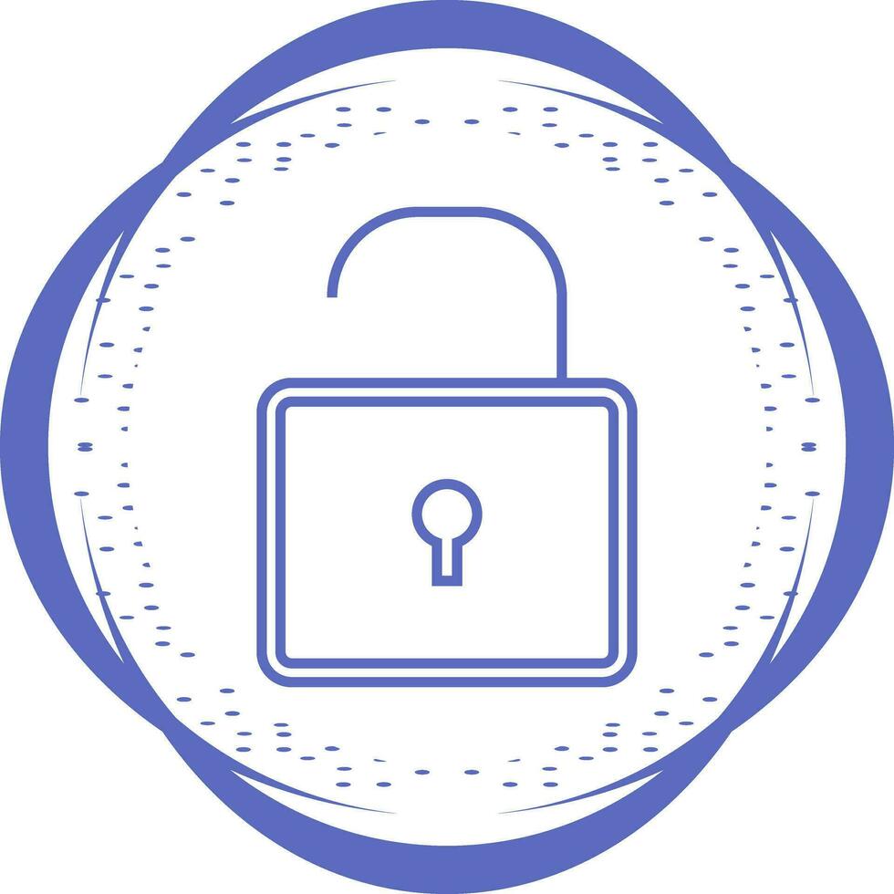 Open Lock Vector Icon Vector Icon