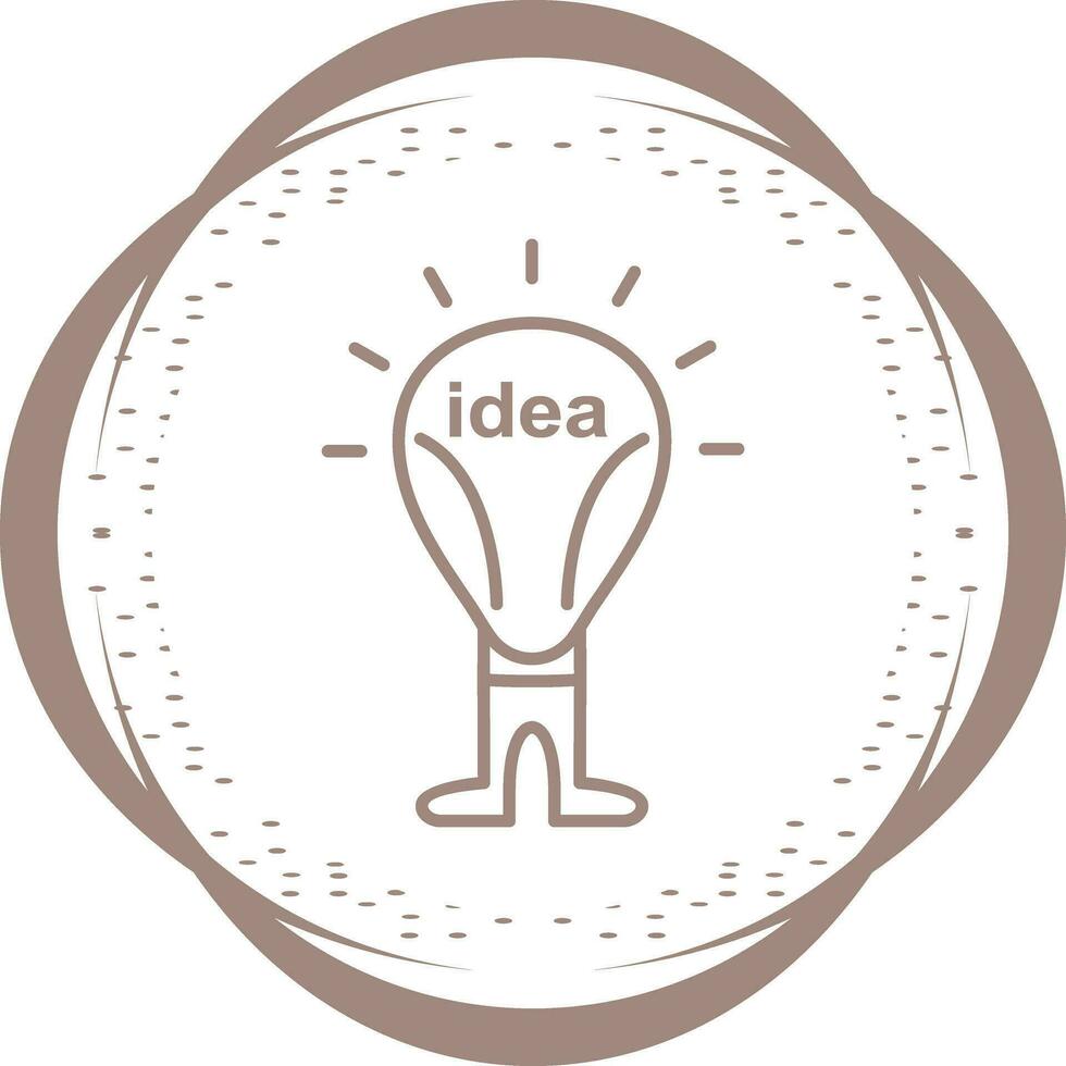 icono de vector de idea brillante