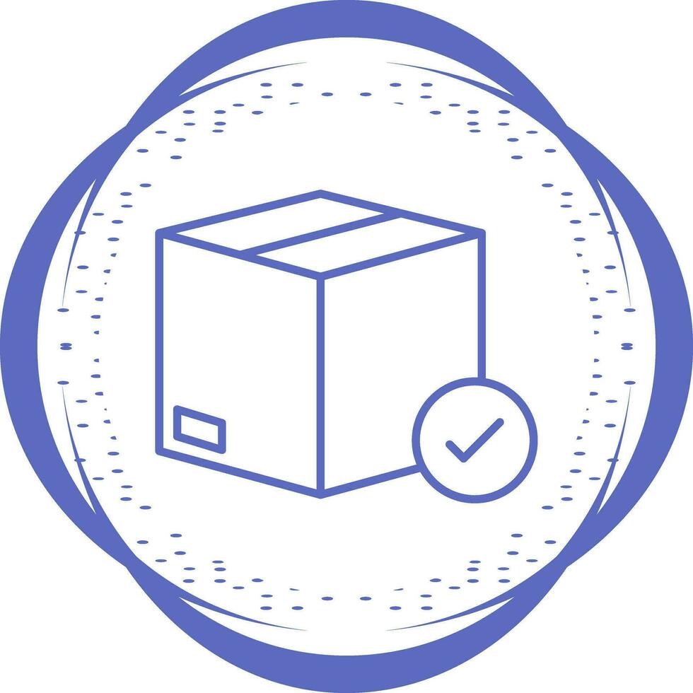 Valid Delivery of Packag Vector Icon