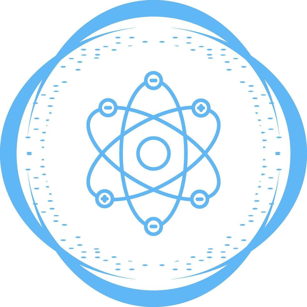 Atom Structure Vector Icon