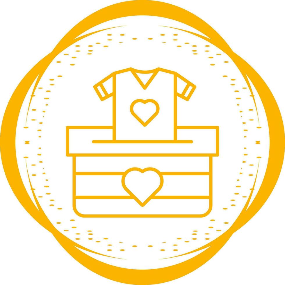 Cloth Donate Vector Icon