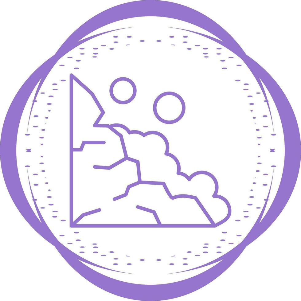 Landslide Vector Icon