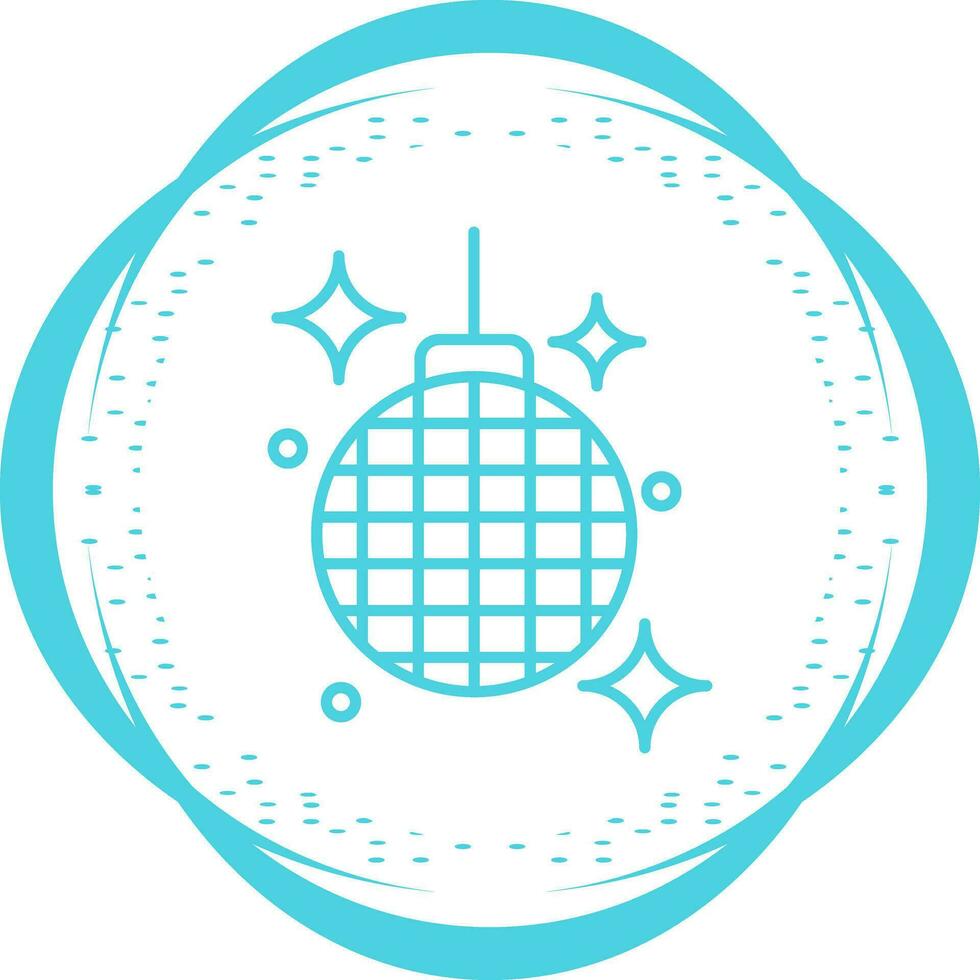 icono de vector de bola de discoteca