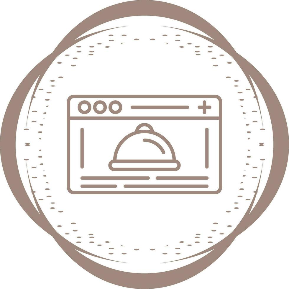 icono de vector de sitio web