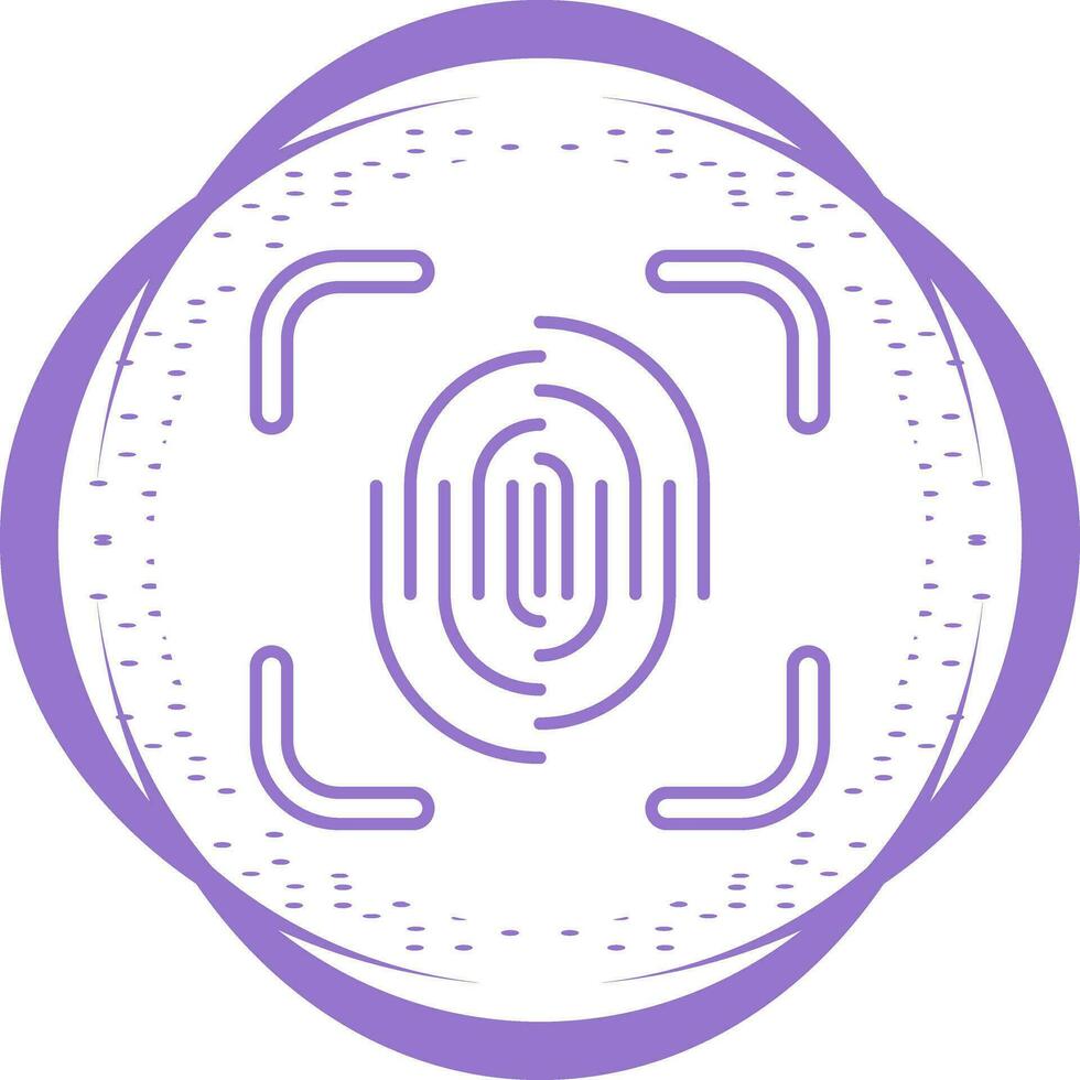 Fingerprint Vector Icon