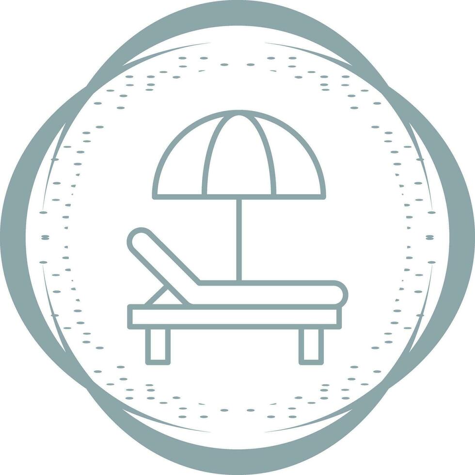 Sunbed Vector Icon