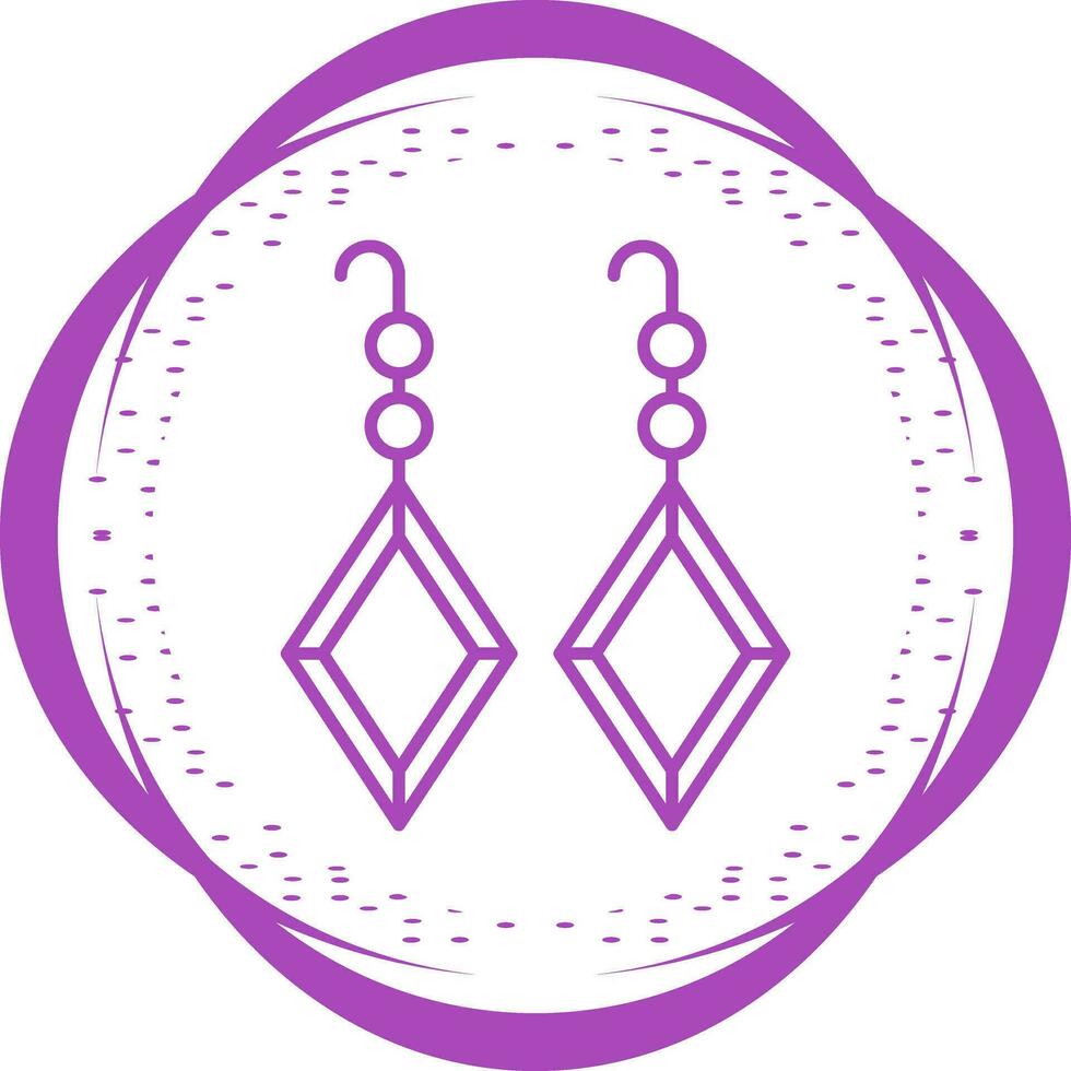 Earrings Vector Icon