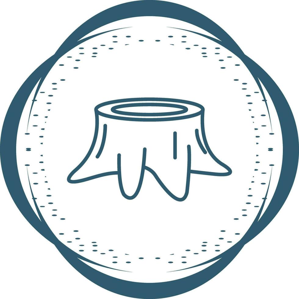 Stump Vector Icon