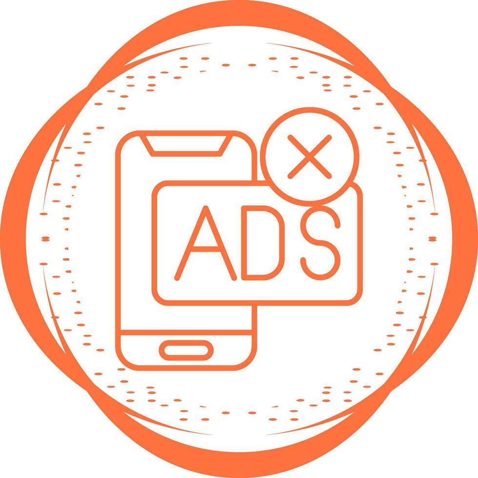 AD Block Vector Icon