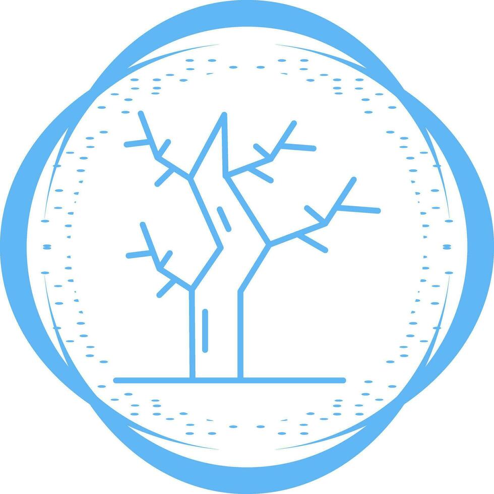 Dry Tree Vector Icon