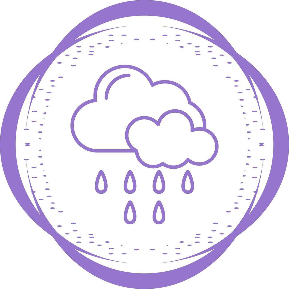 icono de vector de lluvia