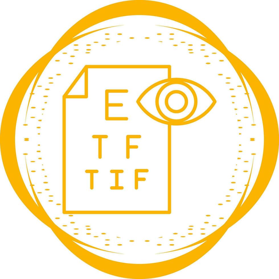 Eye Test Vector Icon