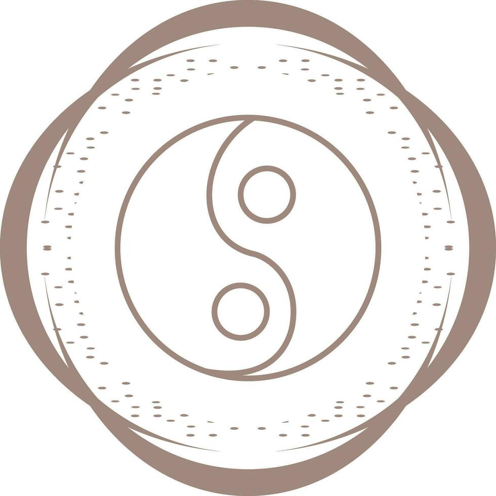 Yin Yang Vector Icon