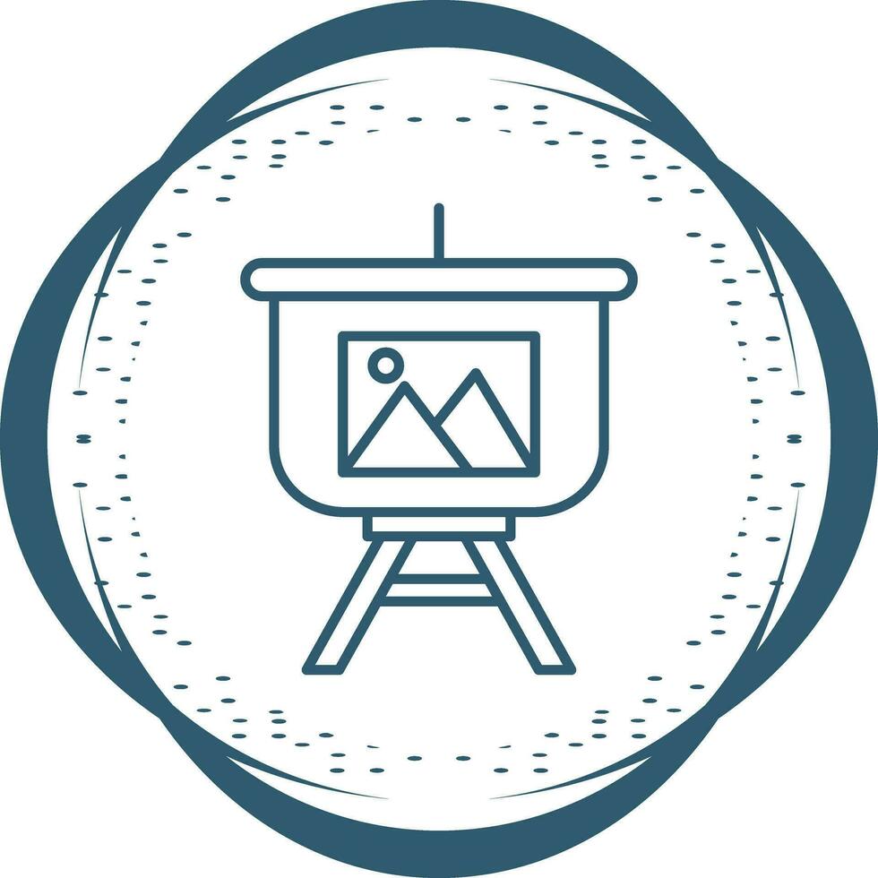 Gallery Presentation Vector Icon