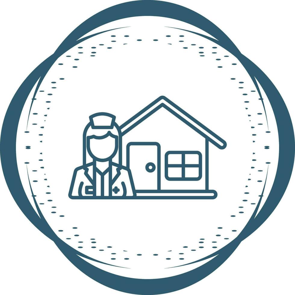 Nursing Home Vector Icon
