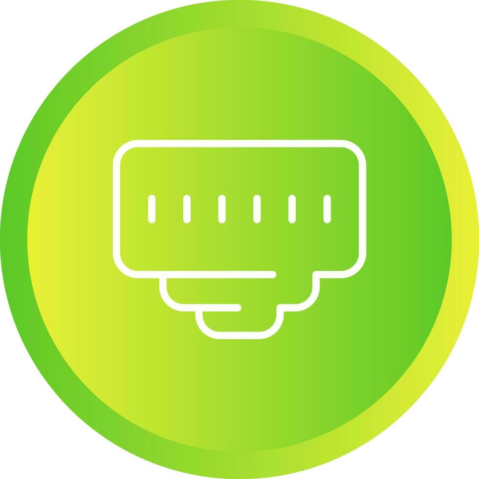 Ethernet Port Vector Icon