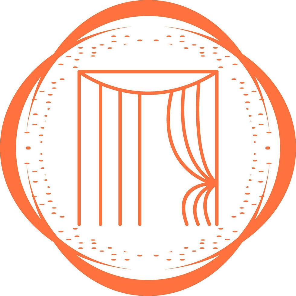 Curtains Vector Icon