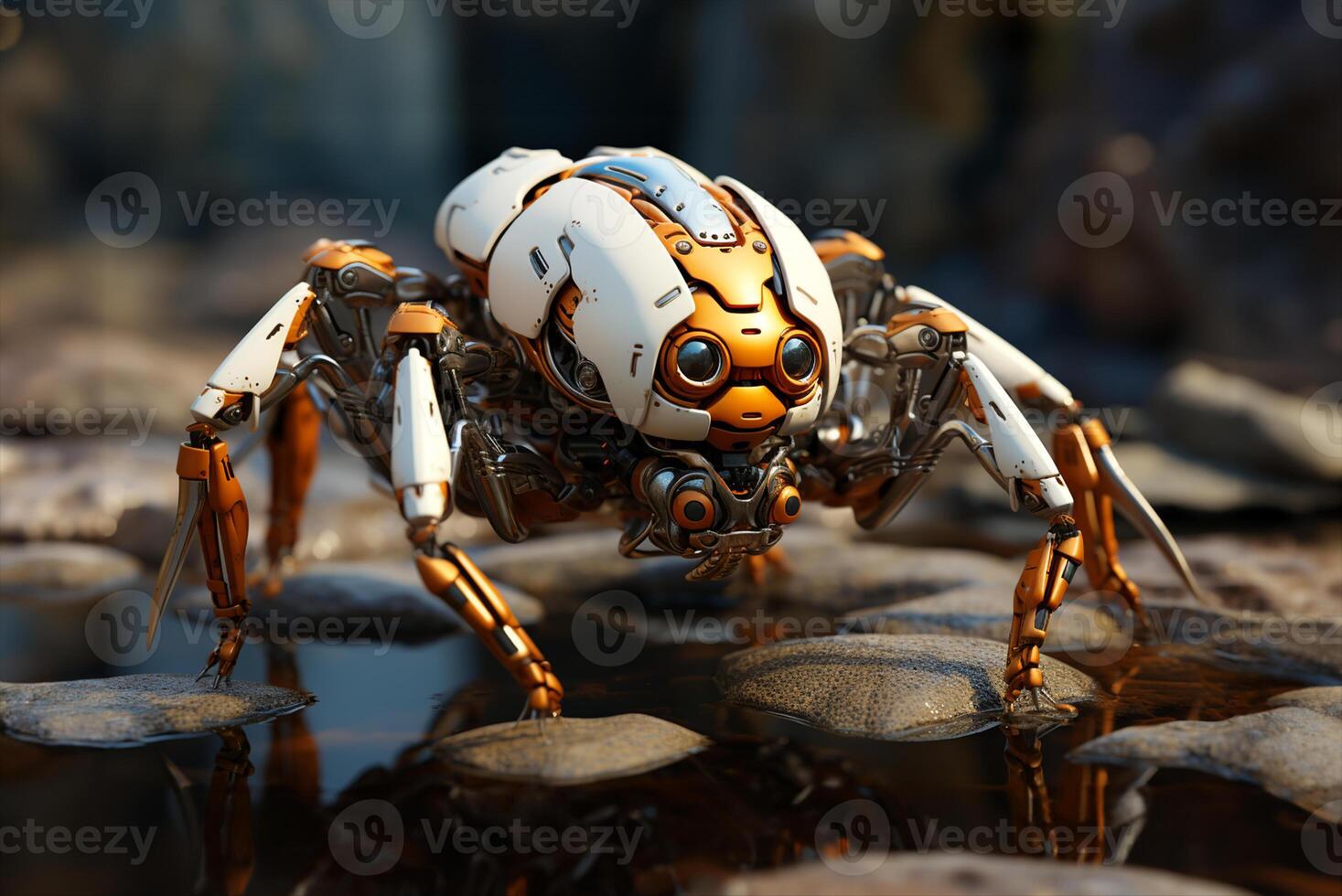 robot ant futuristic. photo
