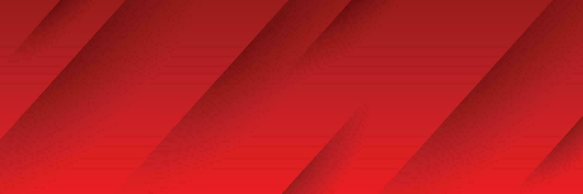 Elegant Red Gradient Banner Background vector