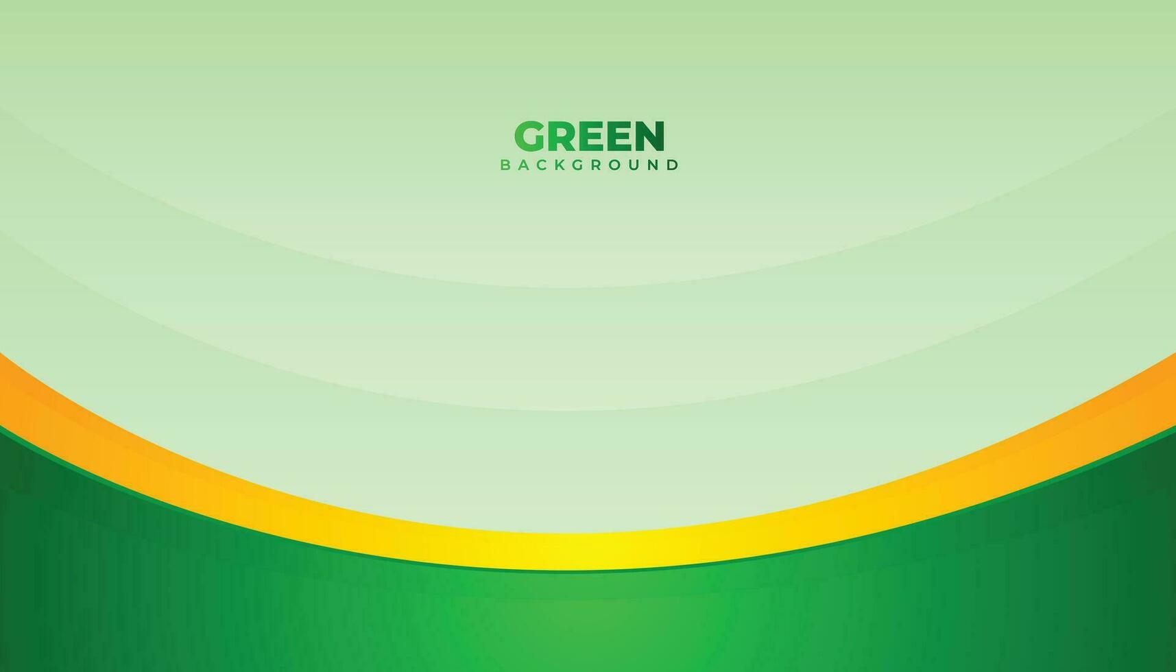 Abstract Gradient Green Background vector