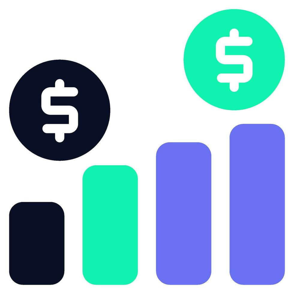 Financial Analytics Icon vector