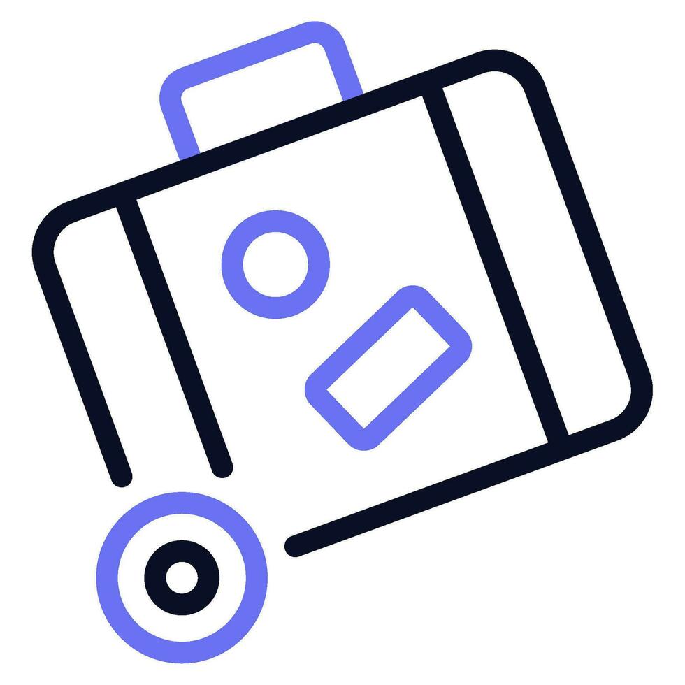 Suitcase Packing Icons vector