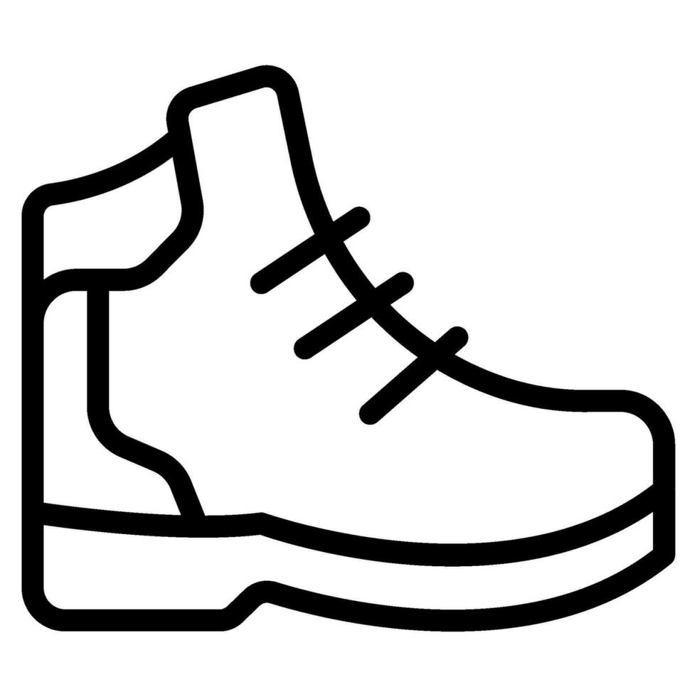 Hiking Boot Icons vector