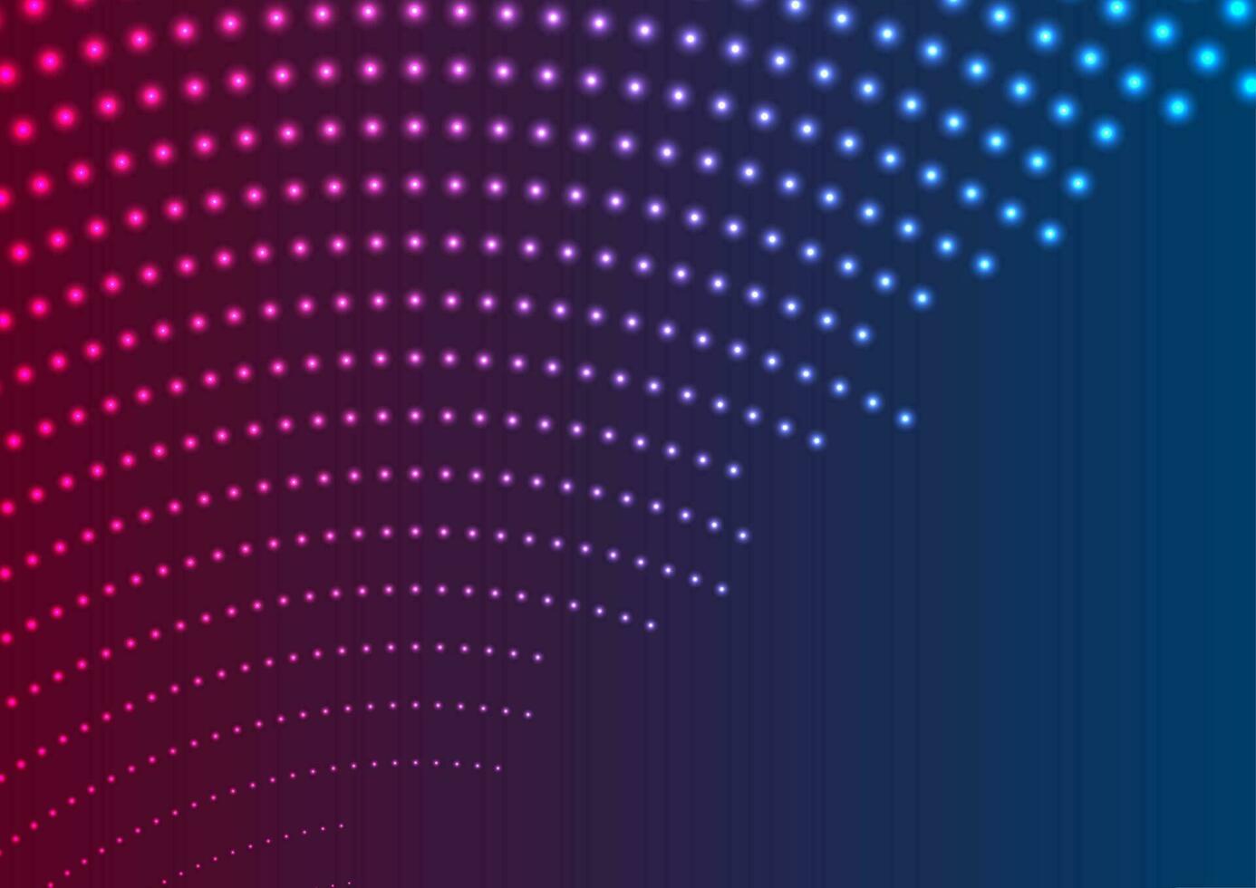 Blue purple neon dots abstract futuristic background vector
