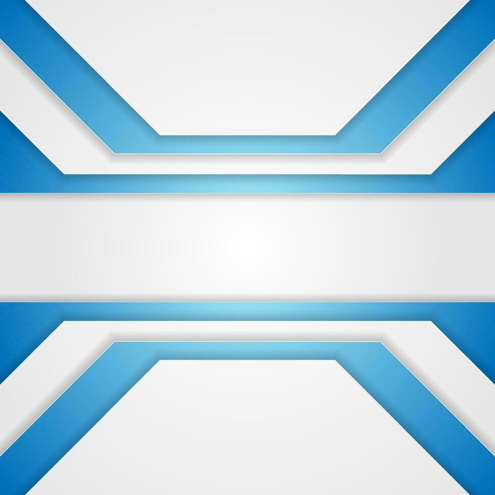 Blue grey abstract technology corporate background vector
