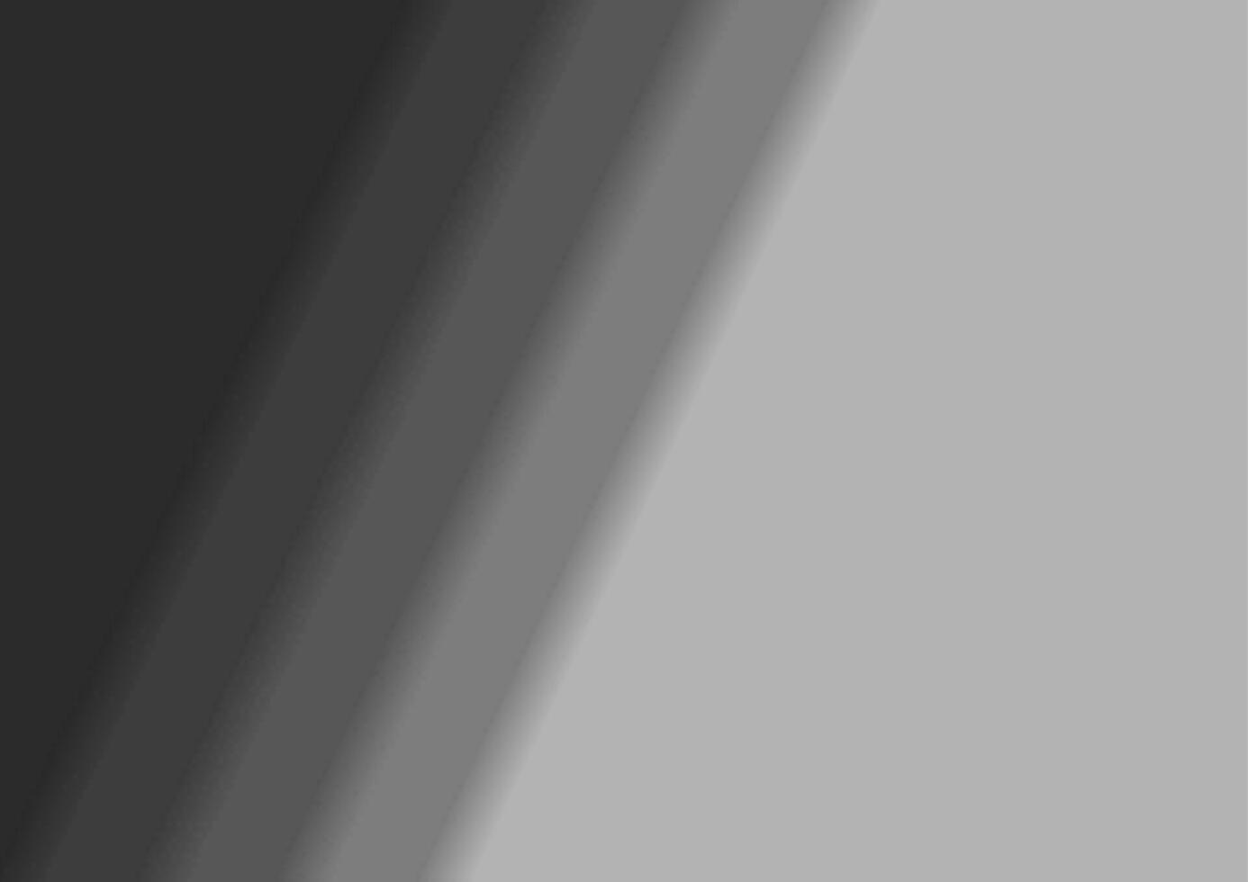 Black and grey smooth stripes abstract background vector
