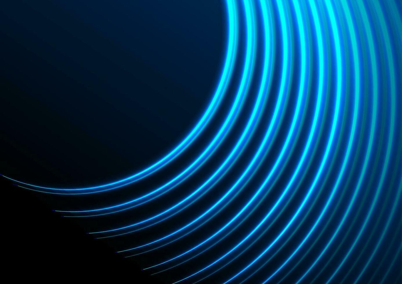 futurista retro azul neón láser líneas resumen antecedentes vector