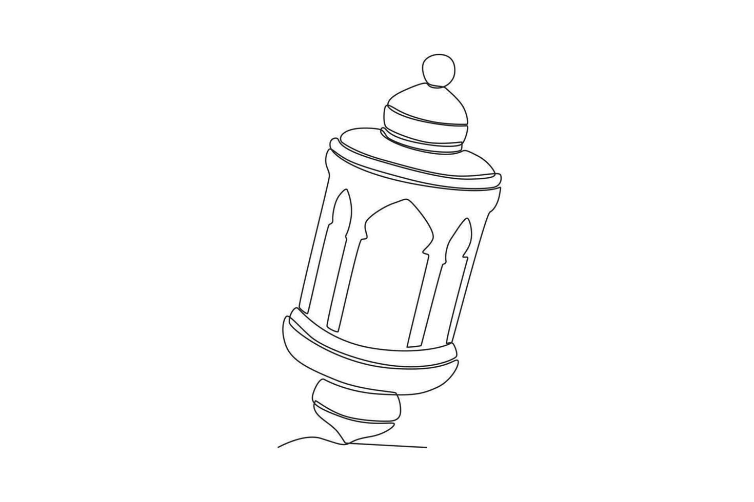 A Mawlid celebration lantern vector
