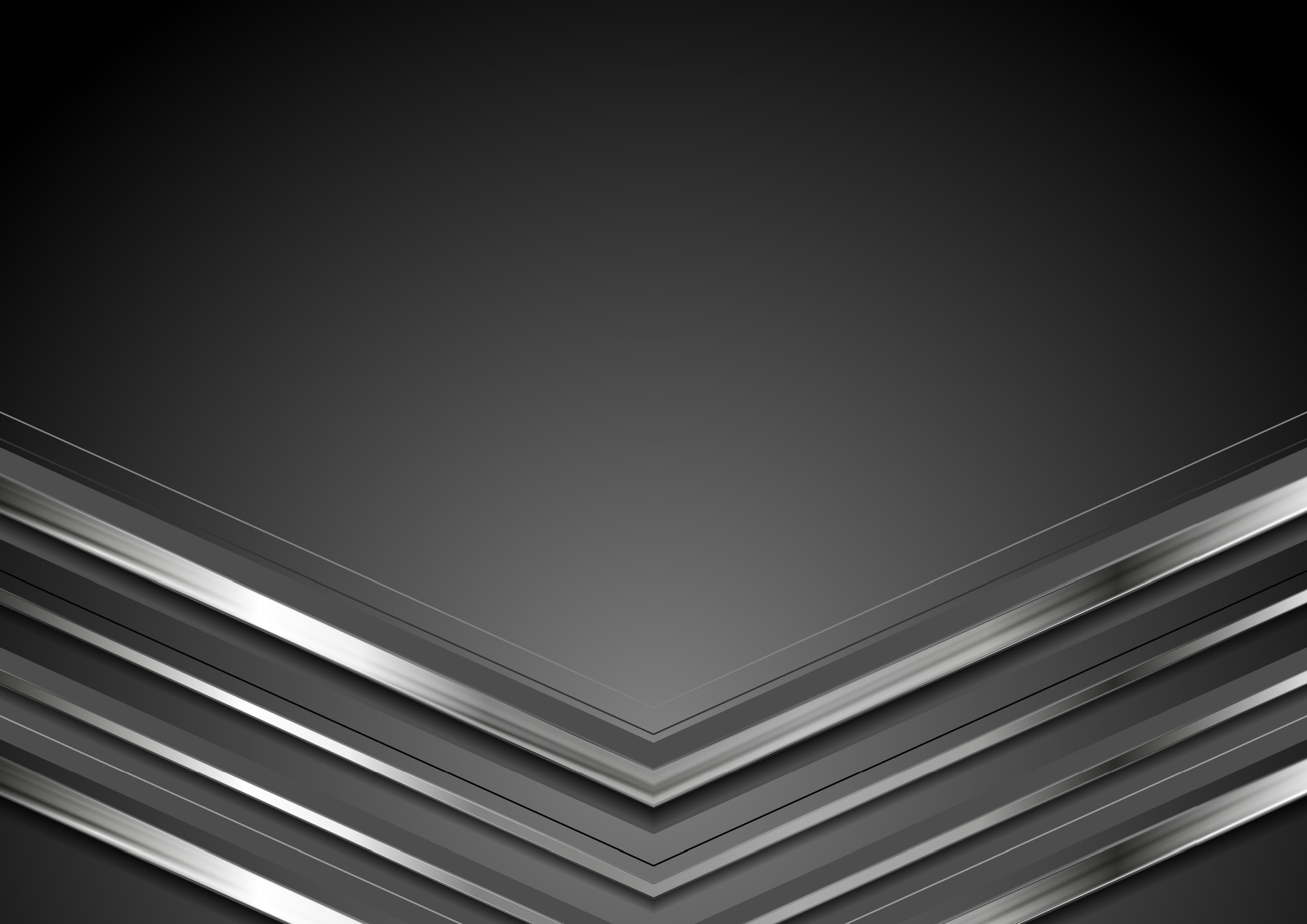 Dark grey abstract tech background with metallic arrows 26362902 Vector