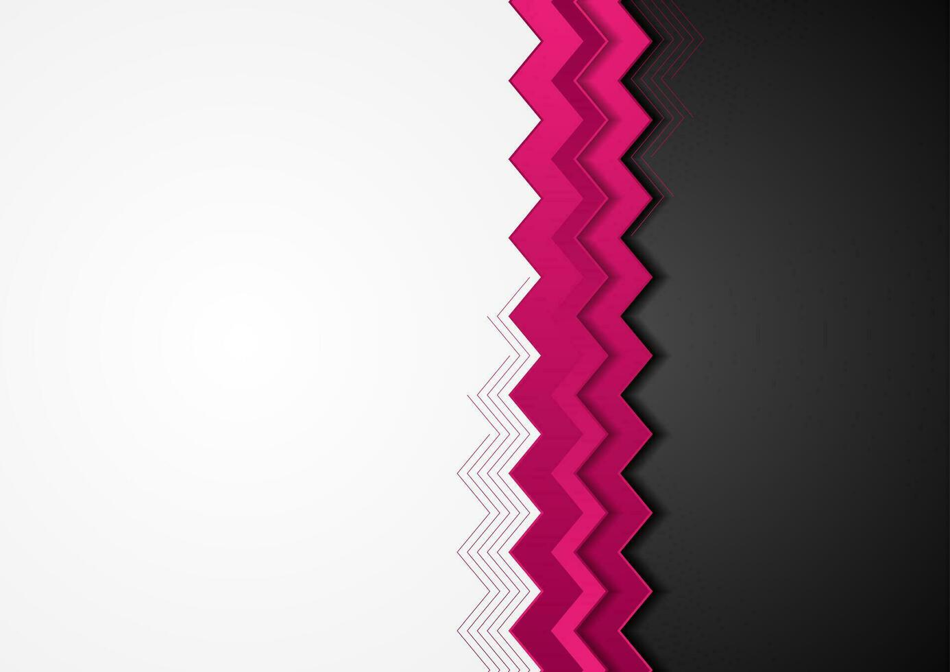 Pink and black hi-tech abstract corporate background vector