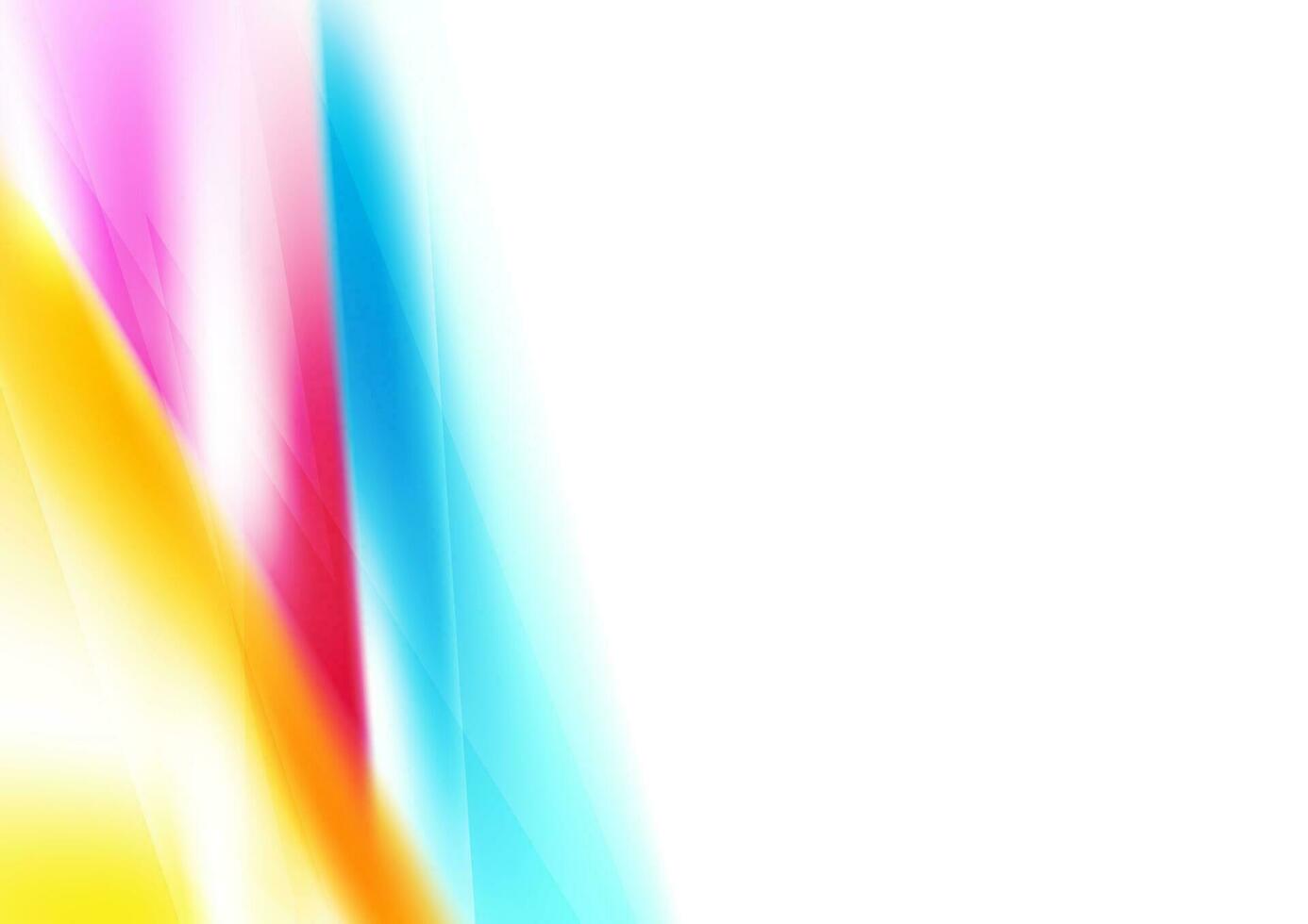 Bright abstract colorful smooth gradients background vector