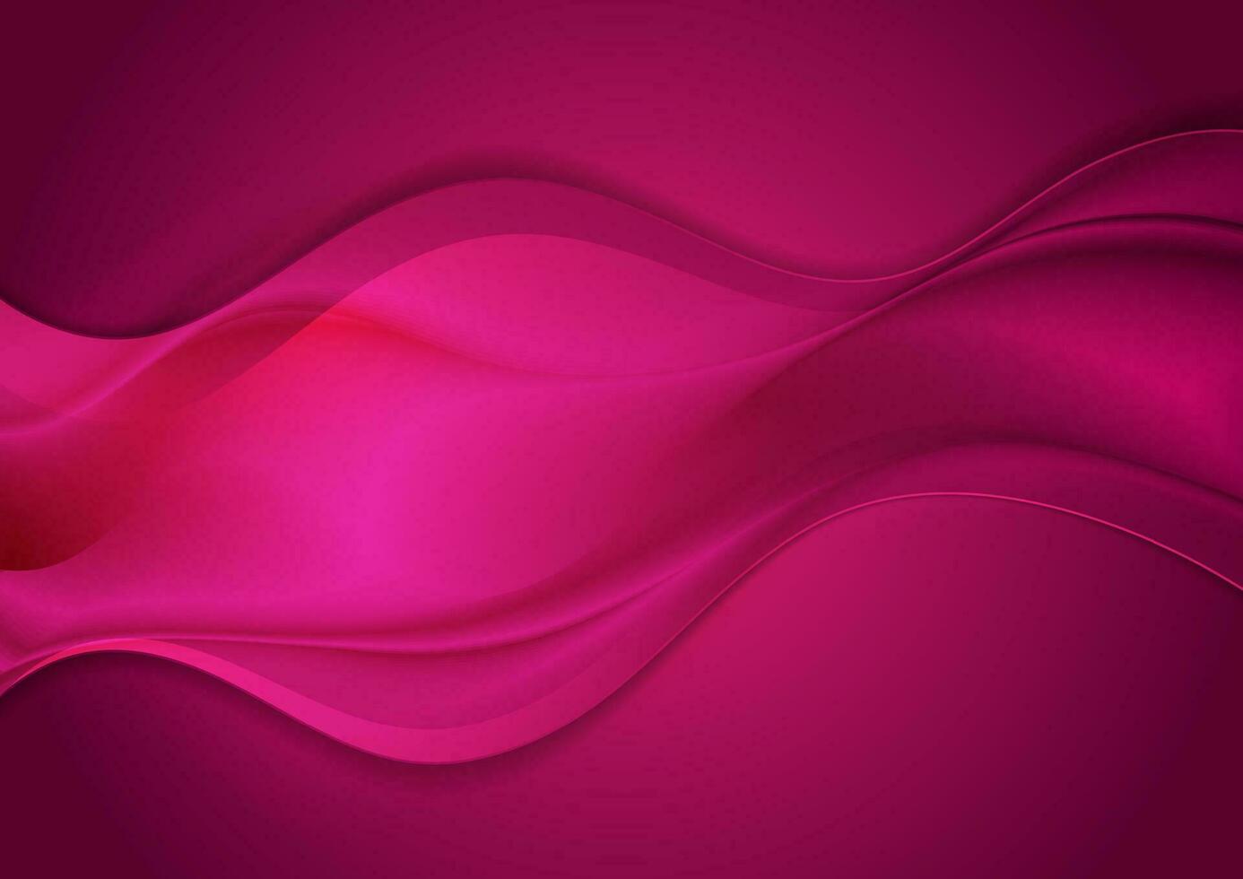 Bright purple abstract smooth wavy background vector