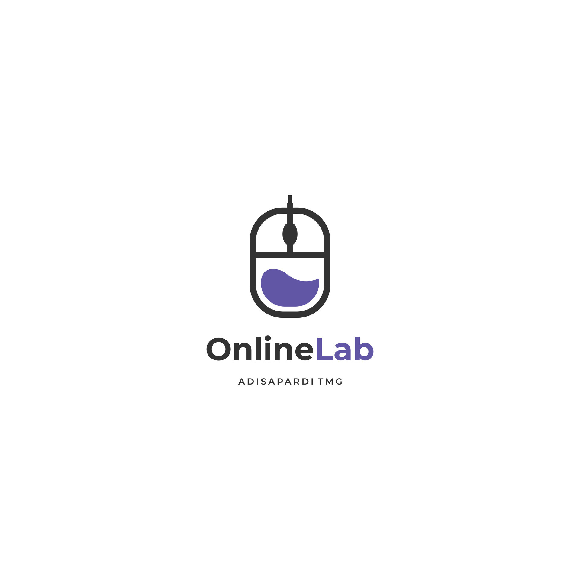 online lab logo, computer lab logo design on isolated background ...