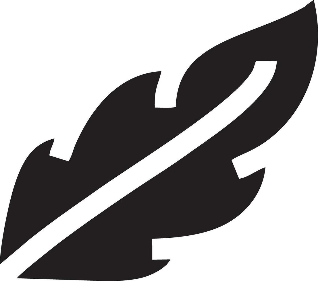 Feather icon symbol isolated vector image. Illustration of the feather bird writing drawing icon image design EPS 10