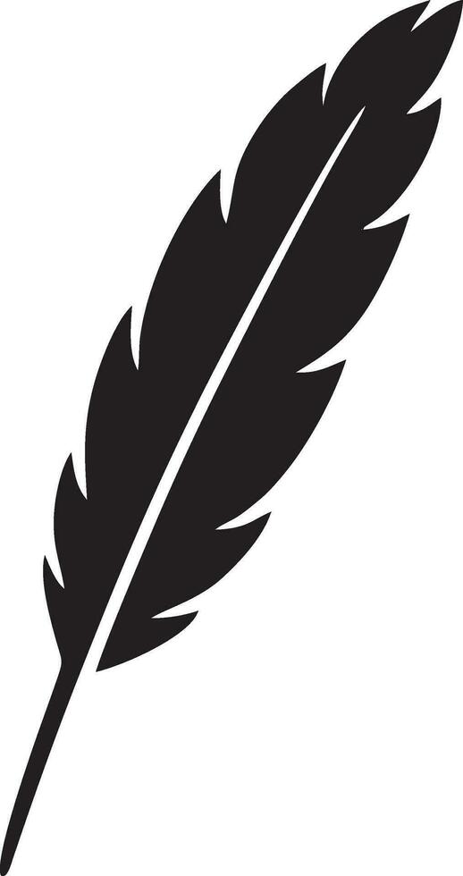 Feather icon symbol isolated vector image. Illustration of the feather bird writing drawing icon image design EPS 10