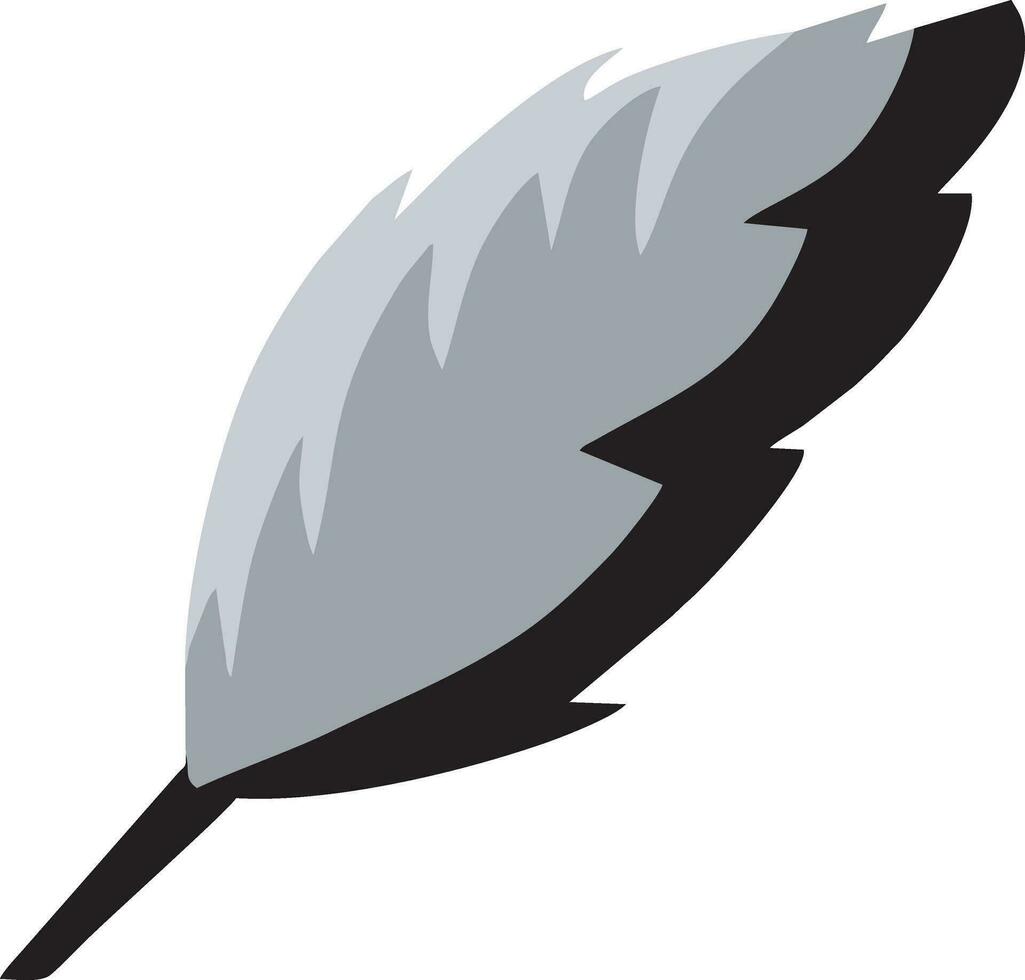 Feather icon symbol isolated vector image. Illustration of the feather bird writing drawing icon image design EPS 10