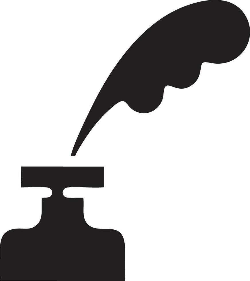 Feather icon symbol isolated vector image. Illustration of the feather bird writing drawing icon image design EPS 10