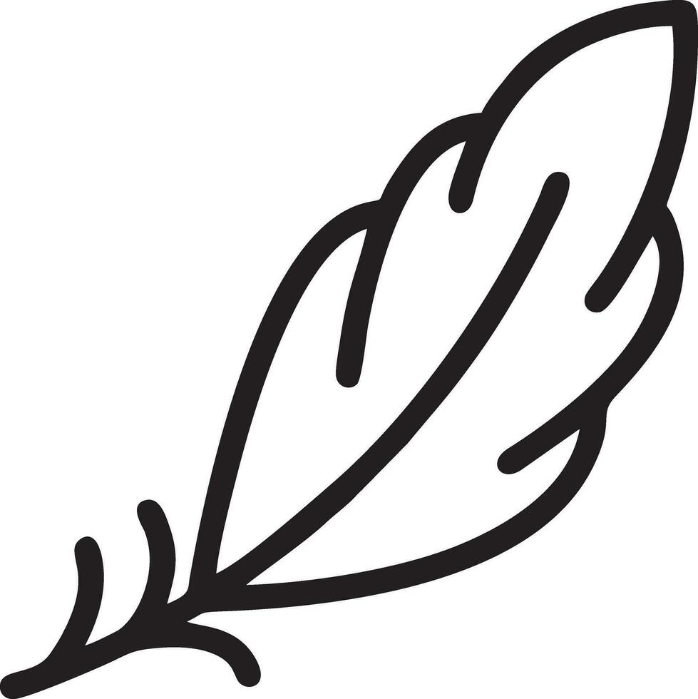 Feather icon symbol isolated vector image. Illustration of the feather bird writing drawing icon image design EPS 10