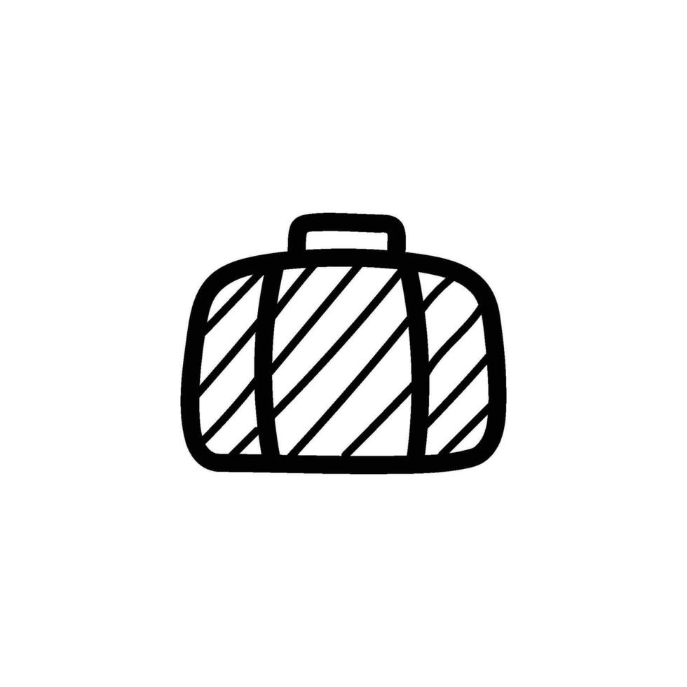 holiday and travel hand drawn icon vector