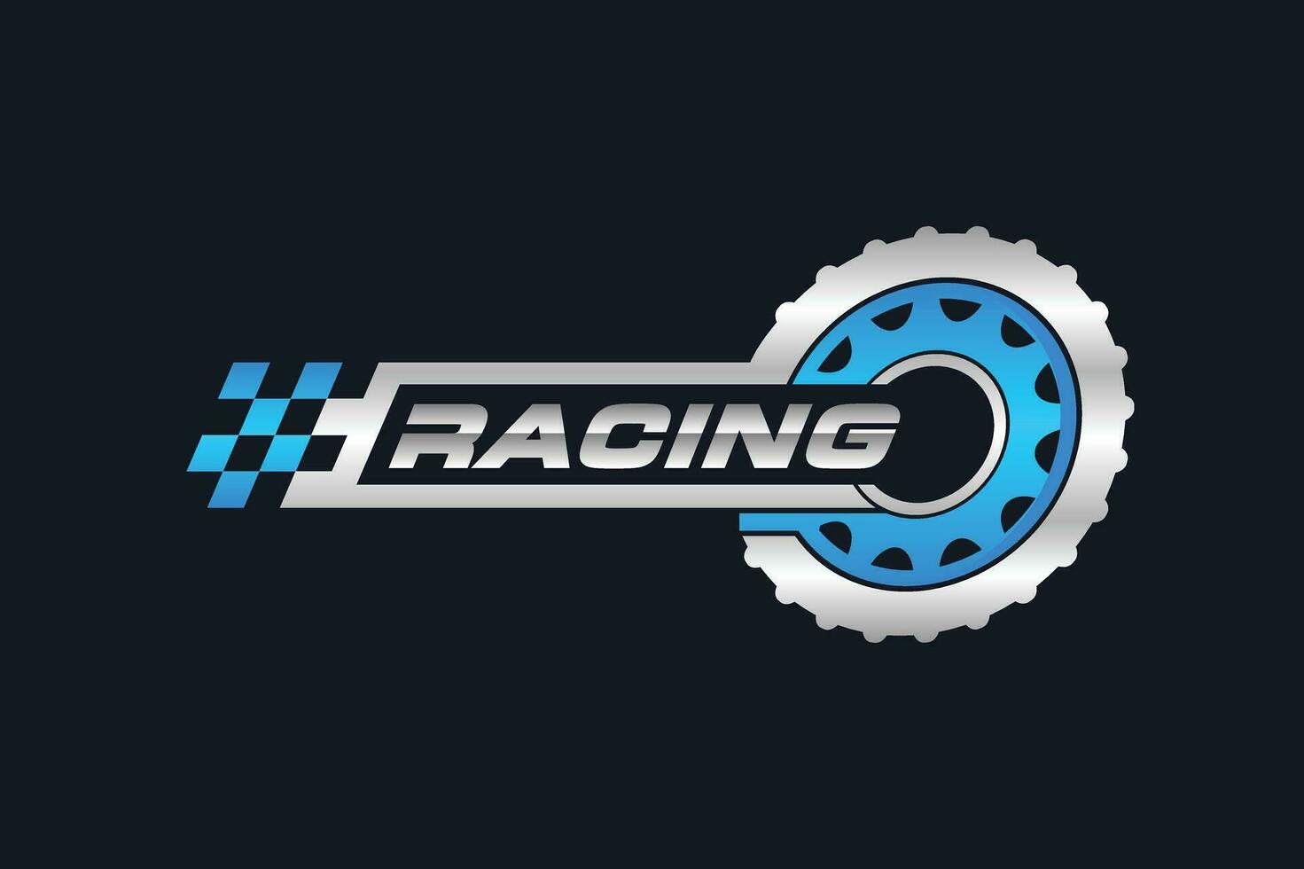 fast racing wheel logo vector