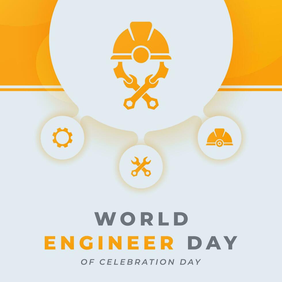 World Engineers Day Celebration Vector Design Illustration for Background, Poster, Banner, Advertising, Greeting Card