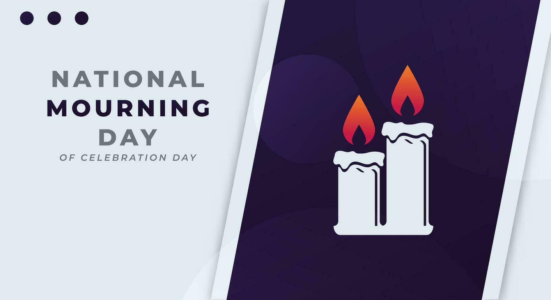 National Mourning Day Celebration Vector Design Illustration for Background, Poster, Banner, Advertising, Greeting Card