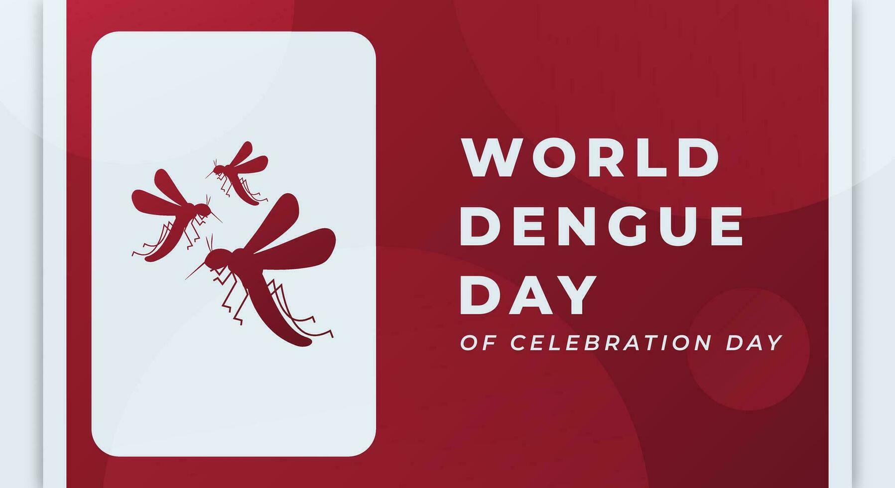 World Dengue Day Celebration Vector Design Illustration for Background, Poster, Banner, Advertising, Greeting Card