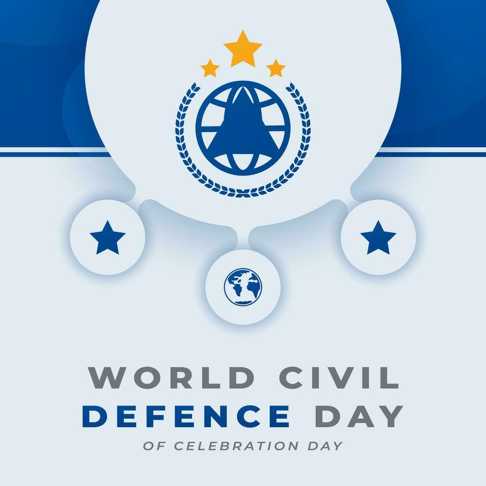 World Civil Defence Day Celebration Vector Design Illustration for Background, Poster, Banner, Advertising, Greeting Card