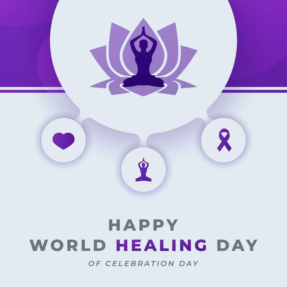 World Healing Day Celebration Vector Design Illustration for Background, Poster, Banner, Advertising, Greeting Card